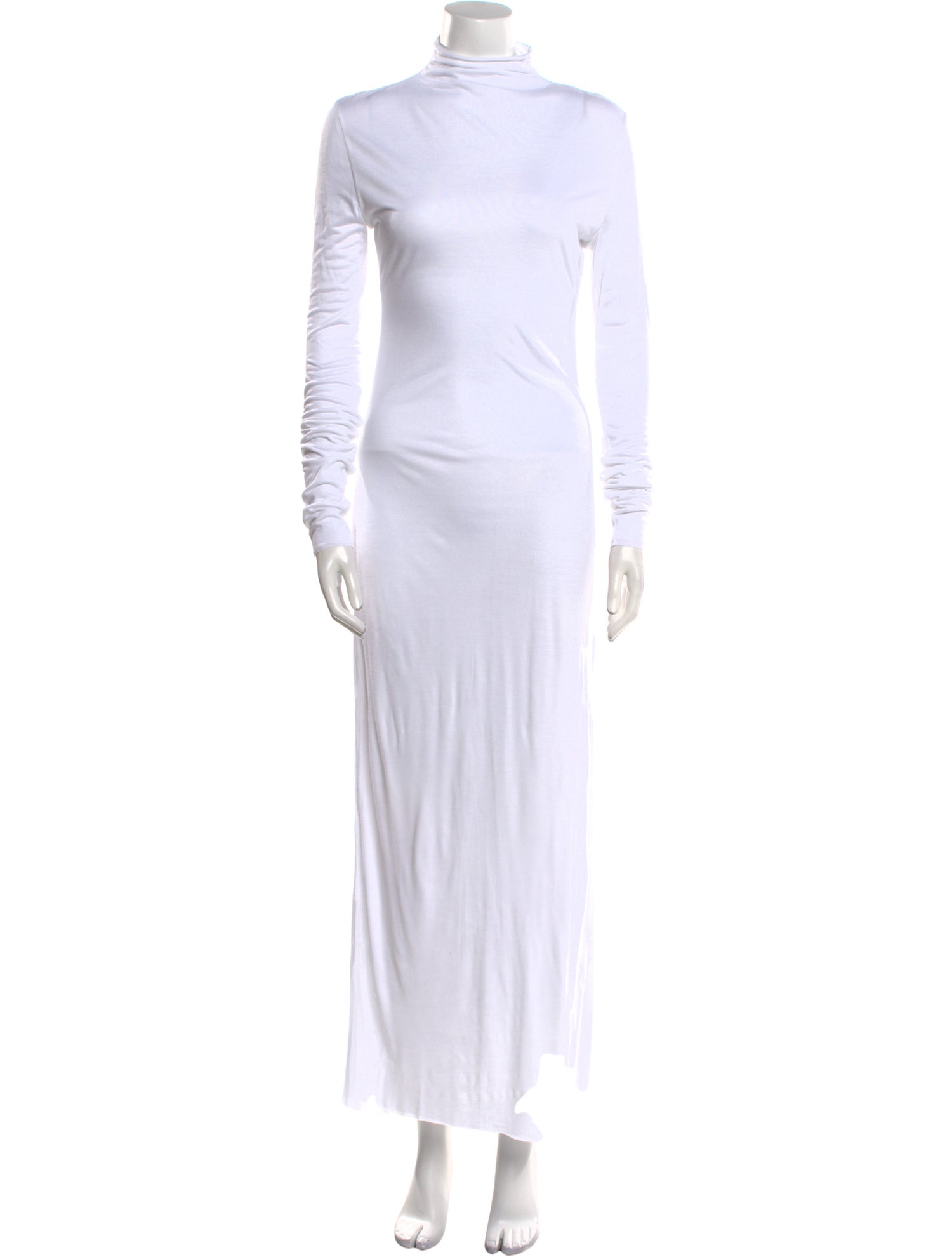 Khaite Mock Neck Long Dress