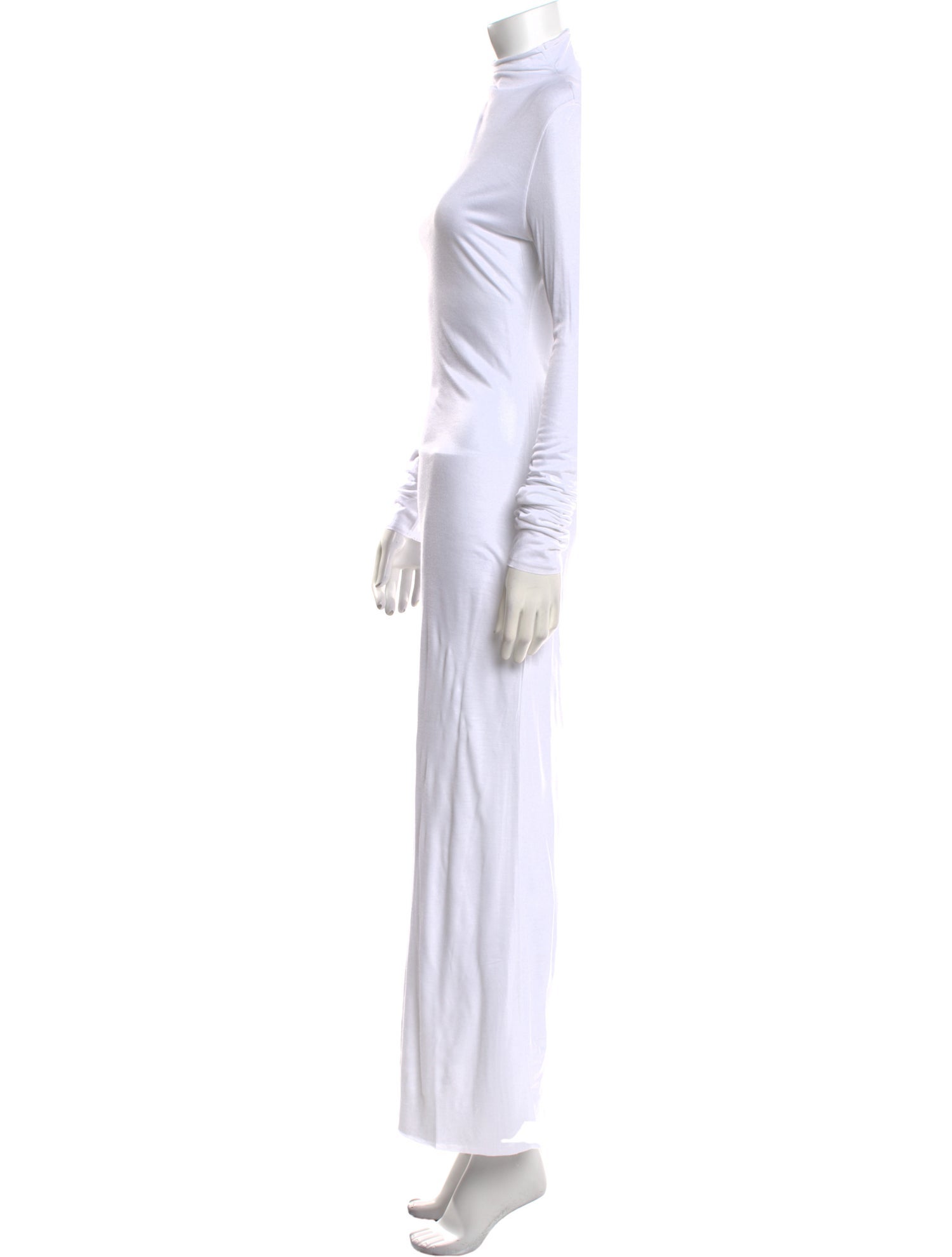Khaite Mock Neck Long Dress