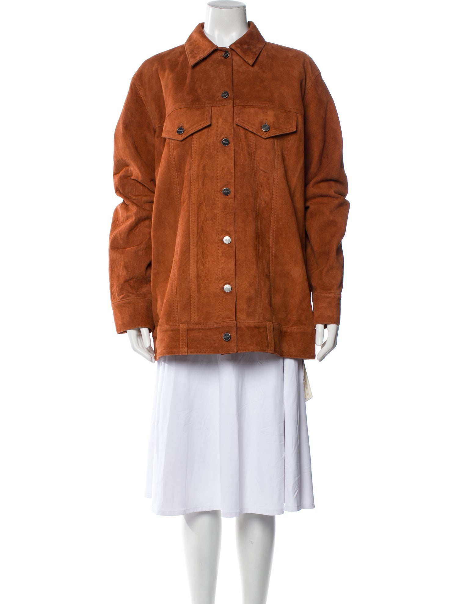 Khaite Leather Utility Jacket w/ Tags