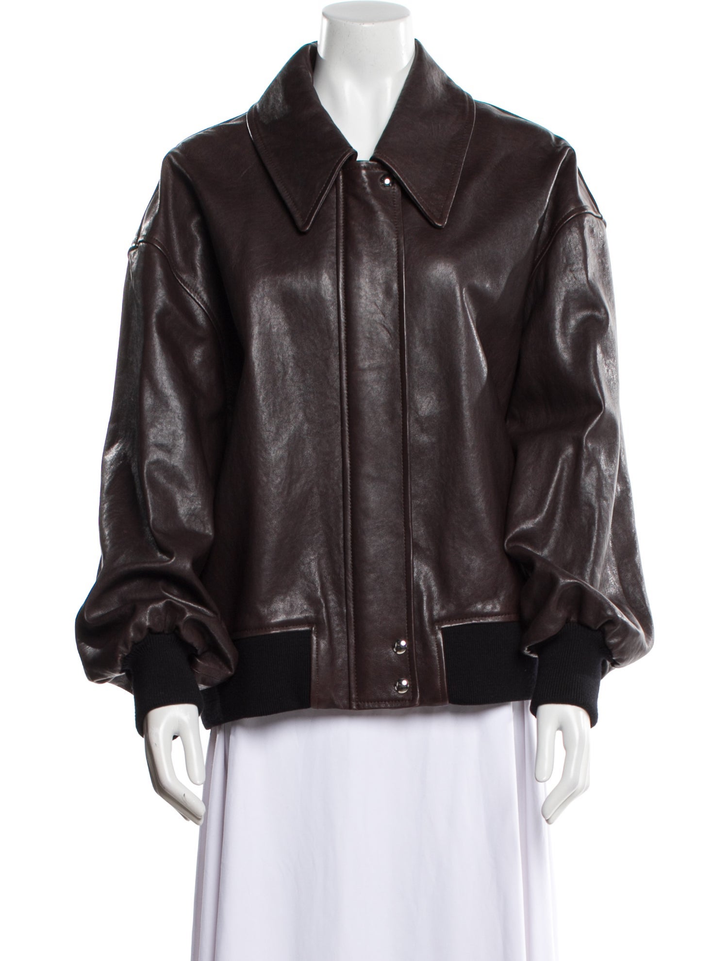 Khaite Lambskin Bomber Jacket
