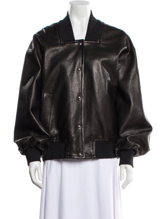 Khaite Lambskin Bomber Jacket