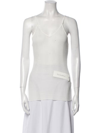 Khaite V-Neck Sleeveless Top