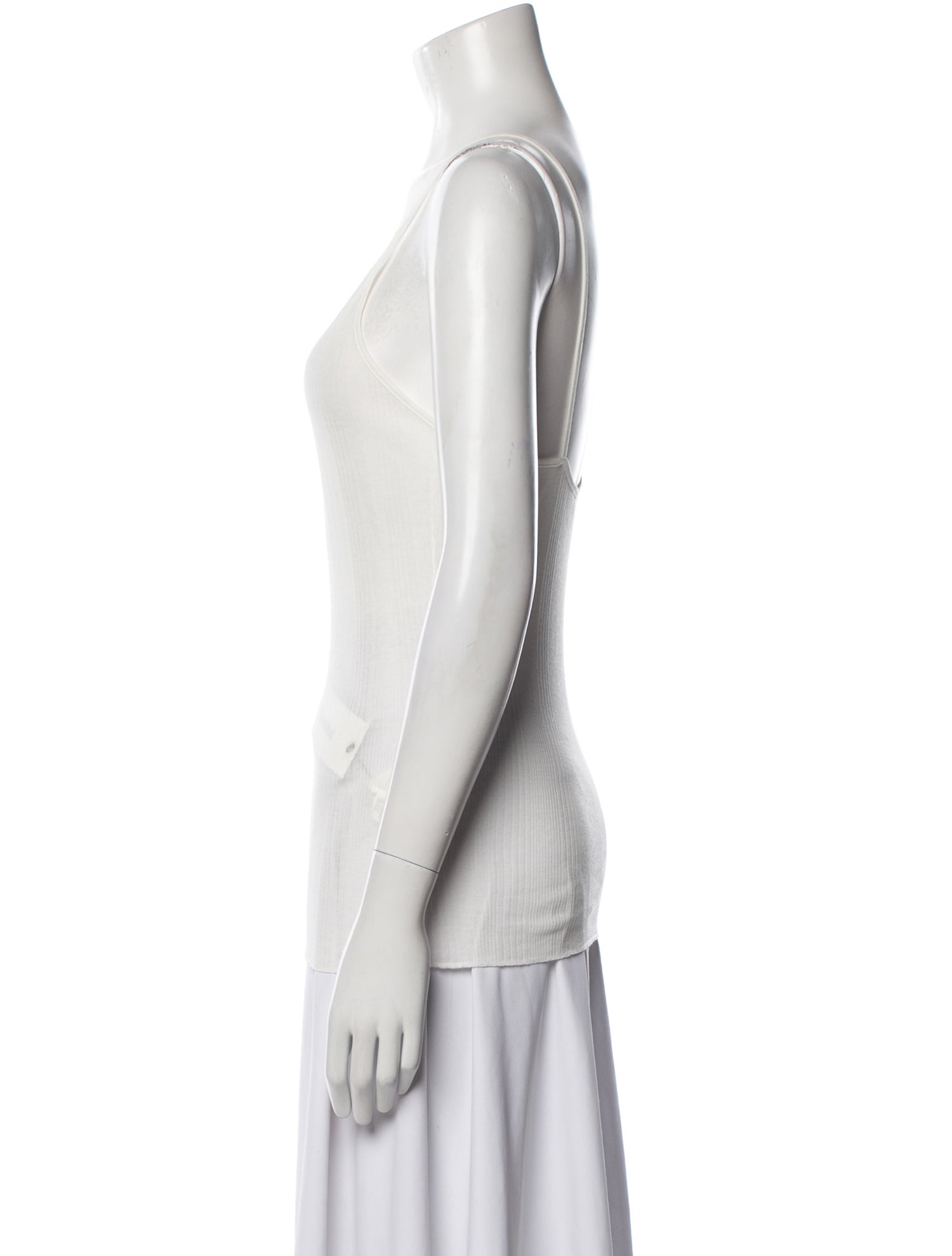 Khaite V-Neck Sleeveless Top