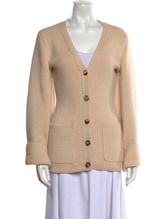 Khaite Cashmere V-Neck Sweater