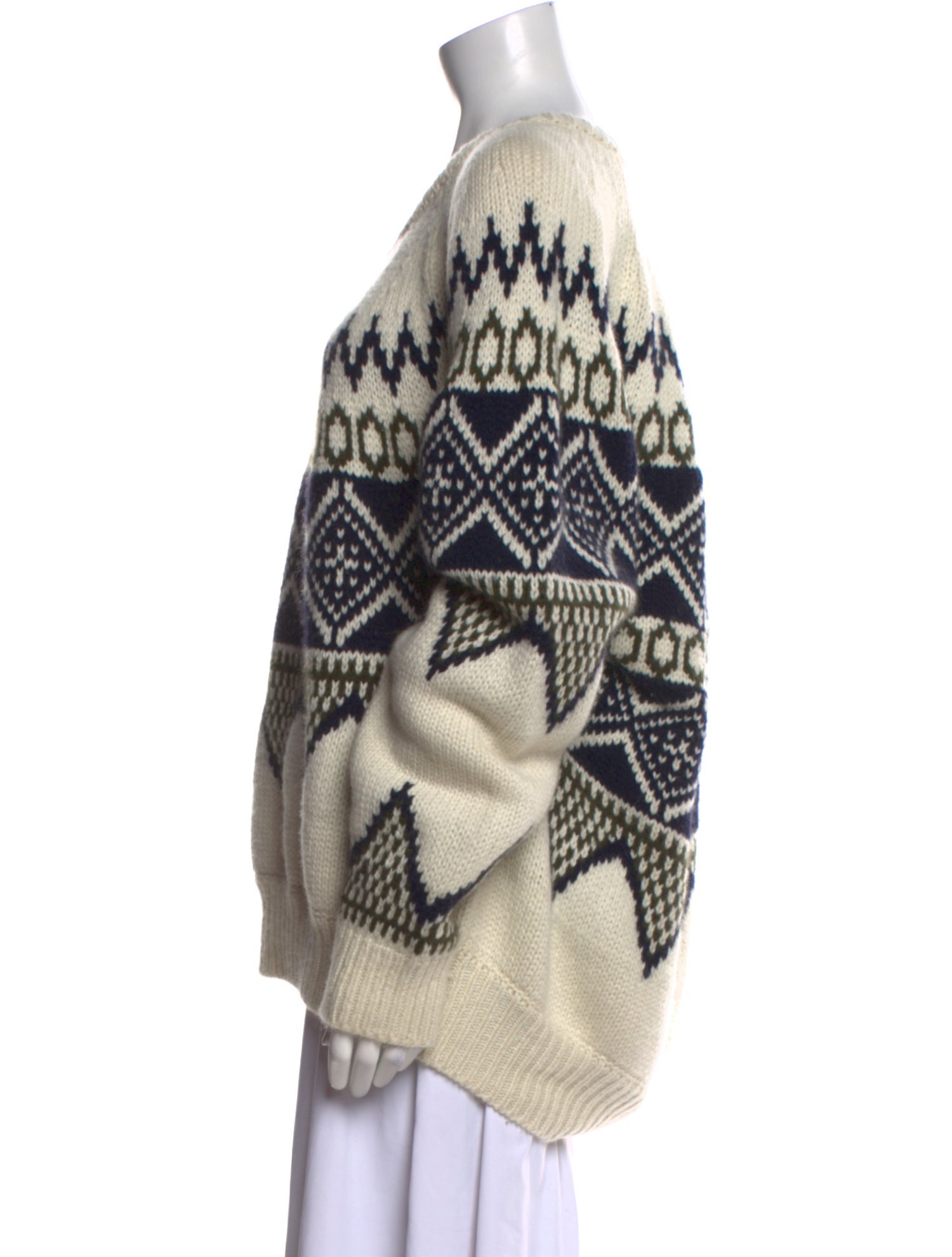 Khaite Cashmere Printed Sweater