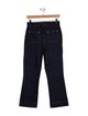 Khaite High-Rise Straight Leg Jeans