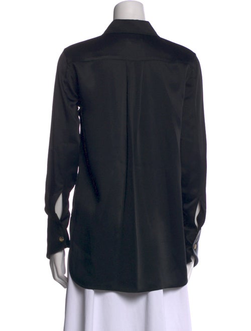 Khaite Long Sleeve Button-Up Top