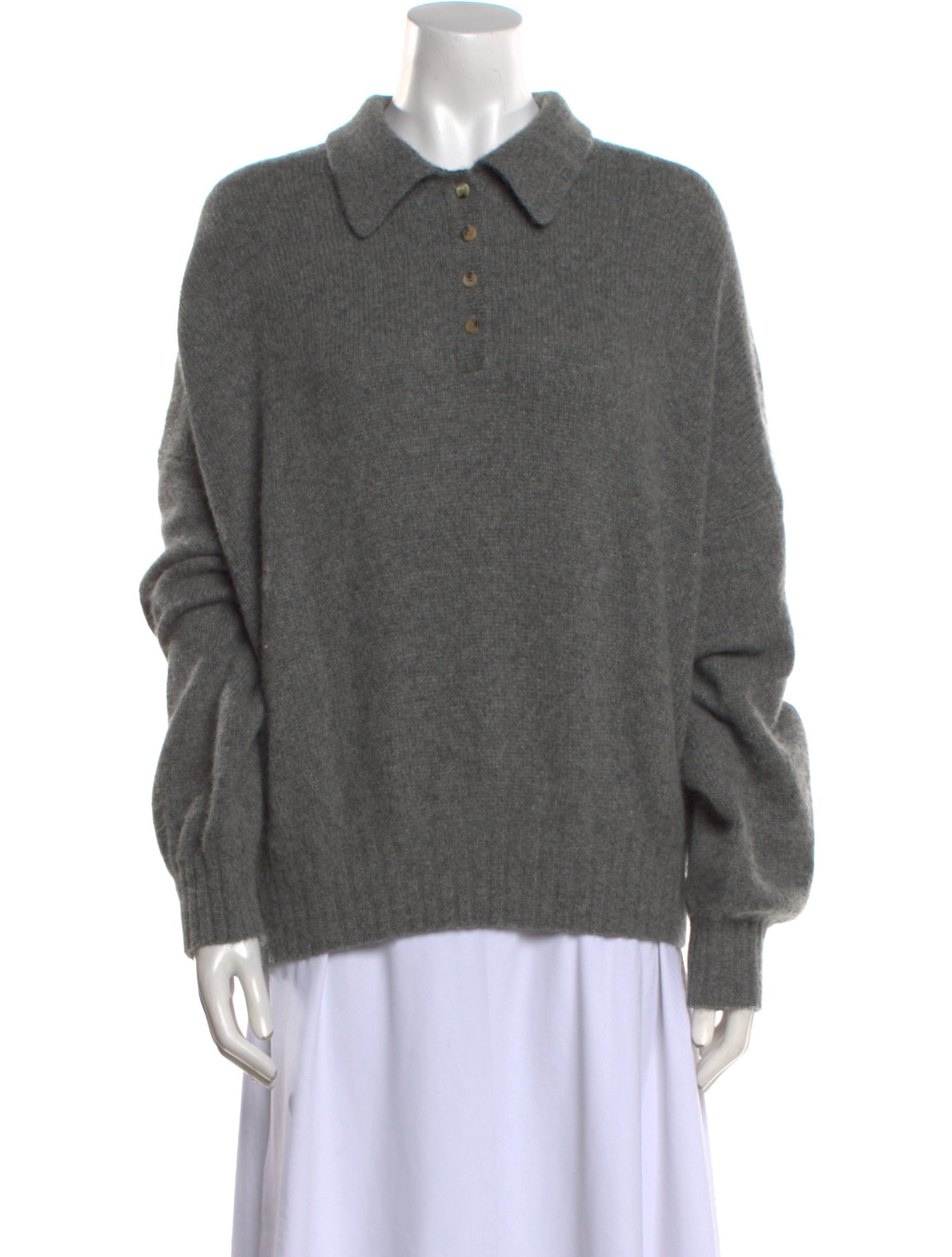 Khaite Cashmere Crew Neck Sweater