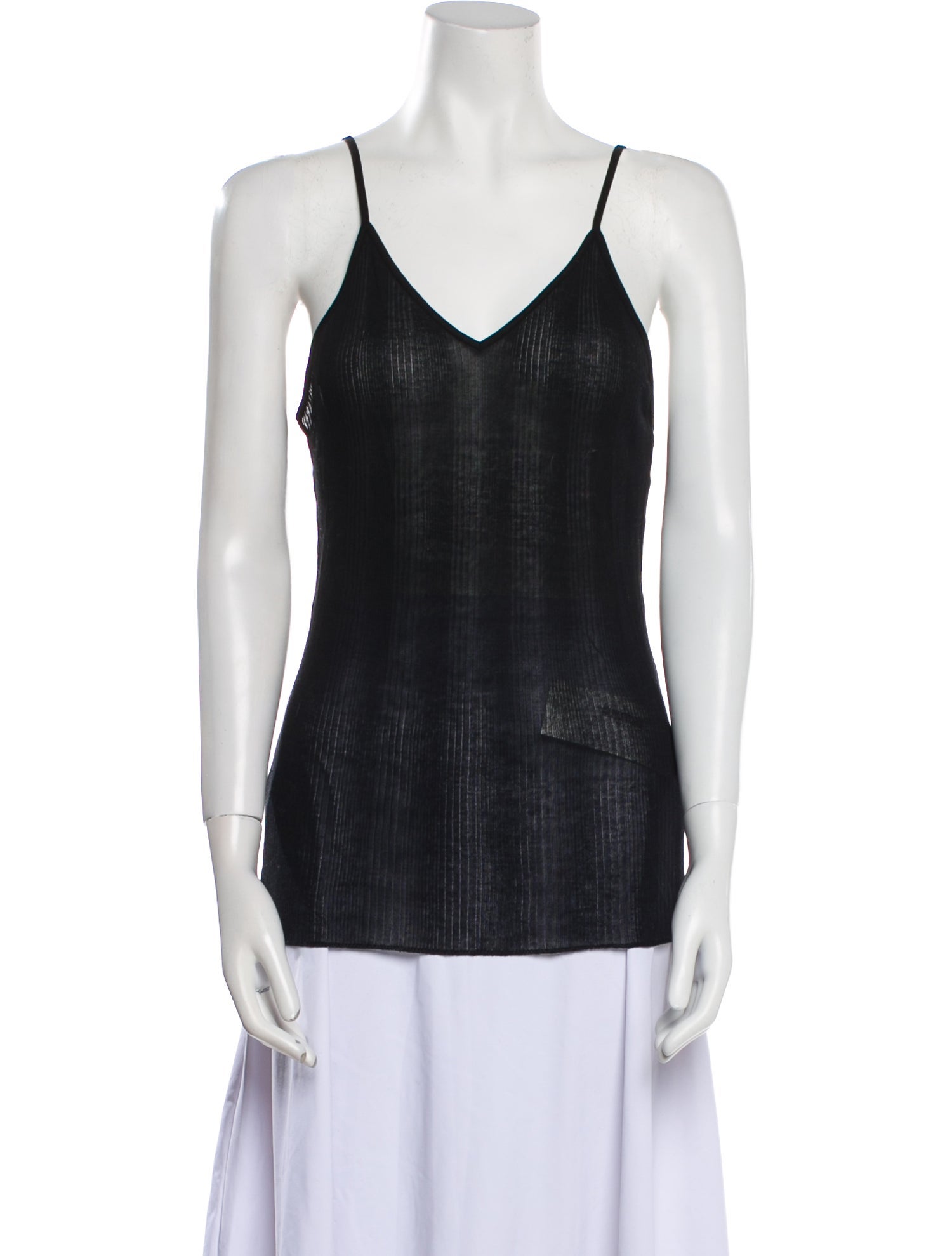 Khaite V-Neck Sleeveless Top