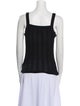 Khaite Square Neckline Sleeveless Top