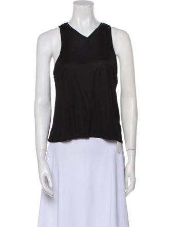 Khaite Merino Wool V-Neck Crop Top