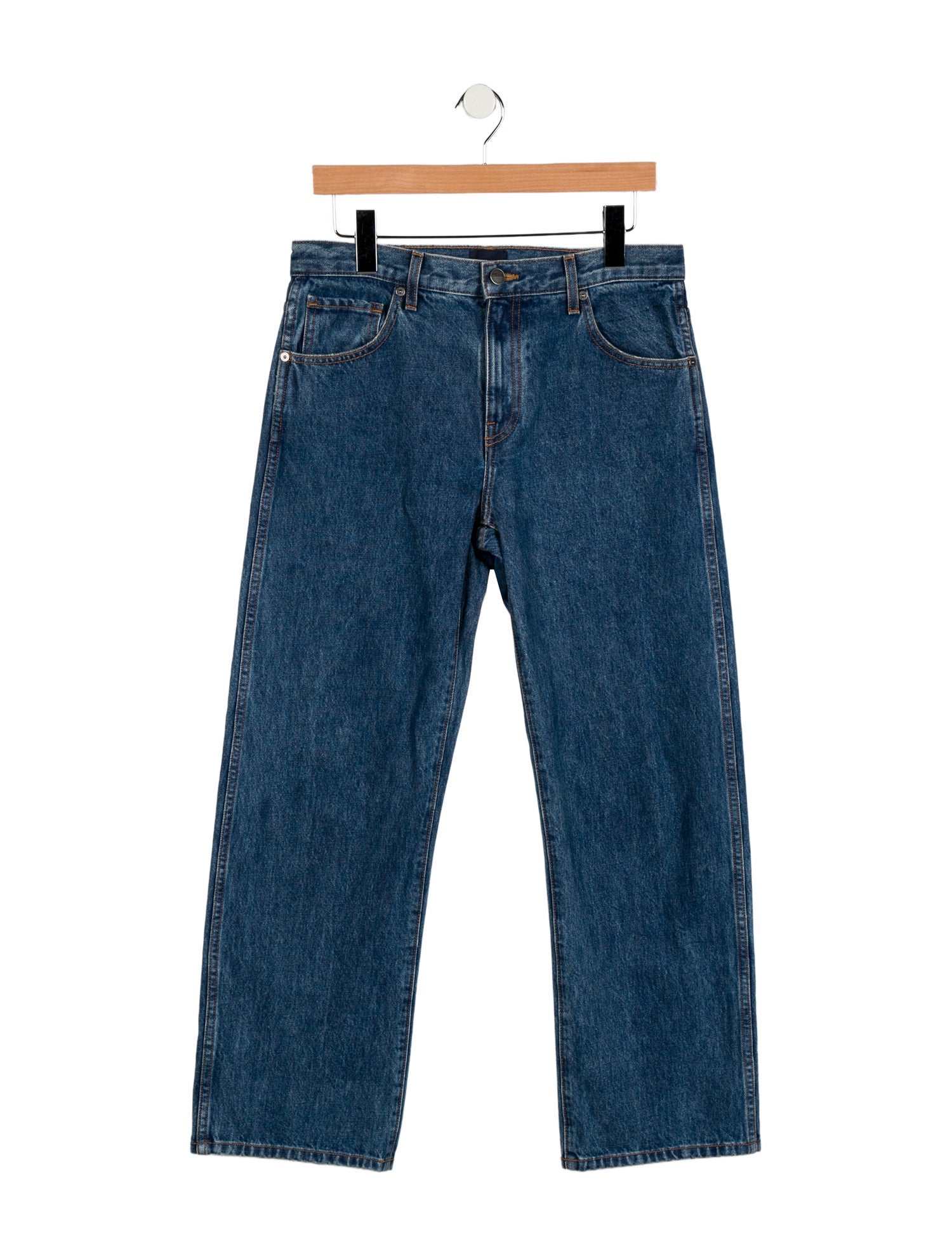 Khaite High-Rise Wide Leg Jeans