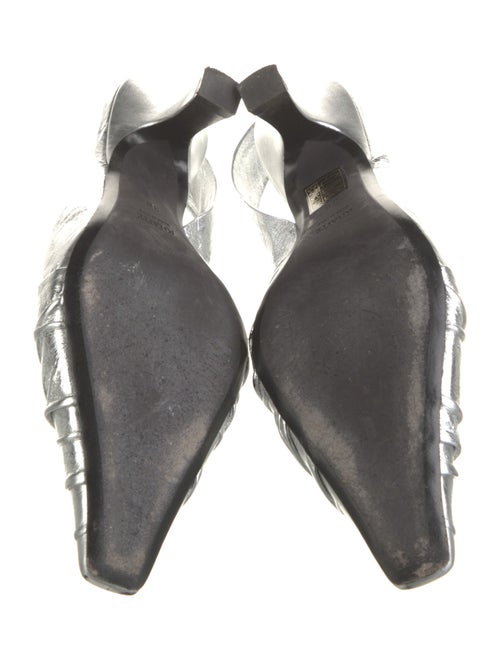 Khaite Leather Slingback Pumps