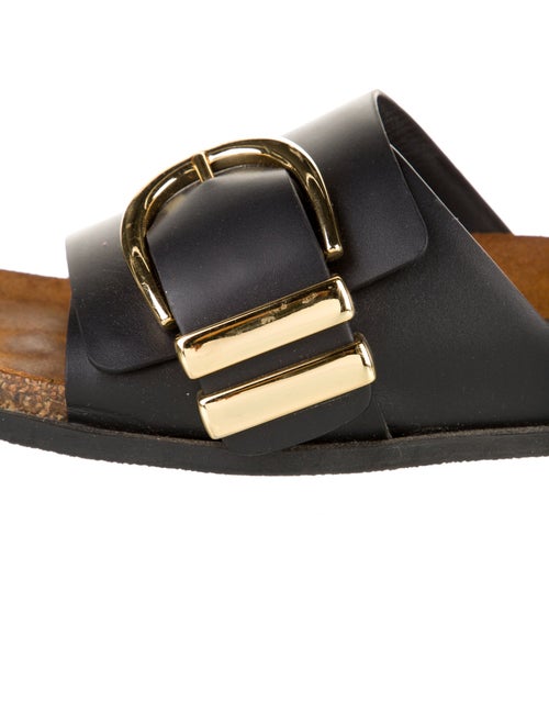 Khaite Leather Slides