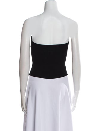 Khaite Strapless Crop Top