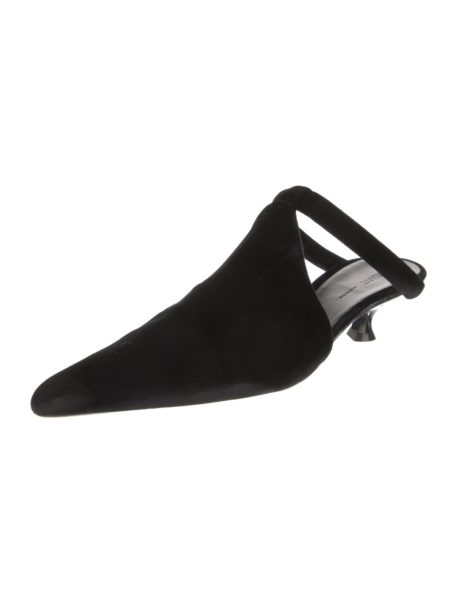 Khaite Velvet Mules