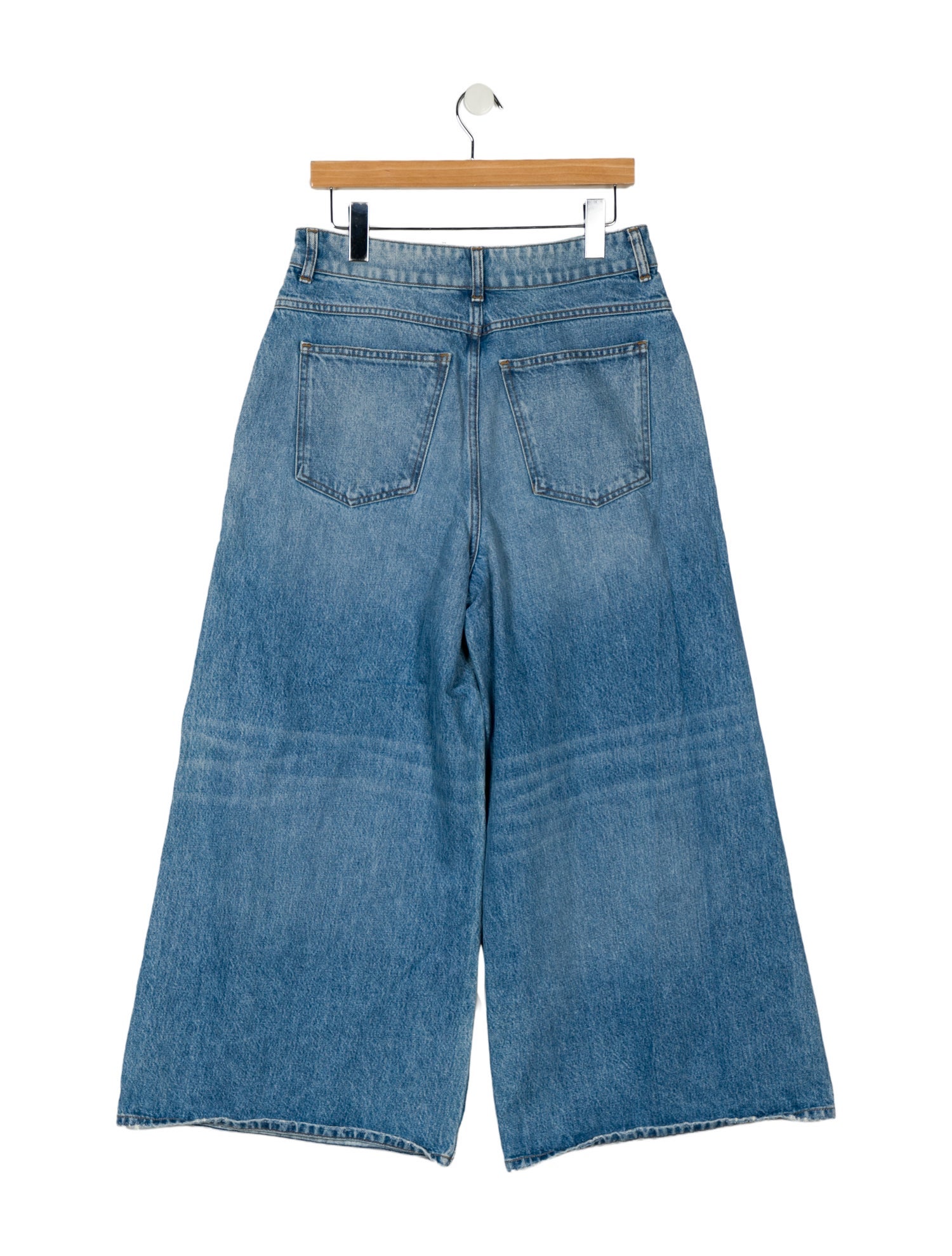 Khaite High-Rise Wide Leg Jeans