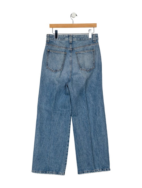 Khaite High-Rise Wide Leg Jeans
