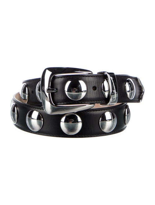 Khaite Leather Studded Accents Belt