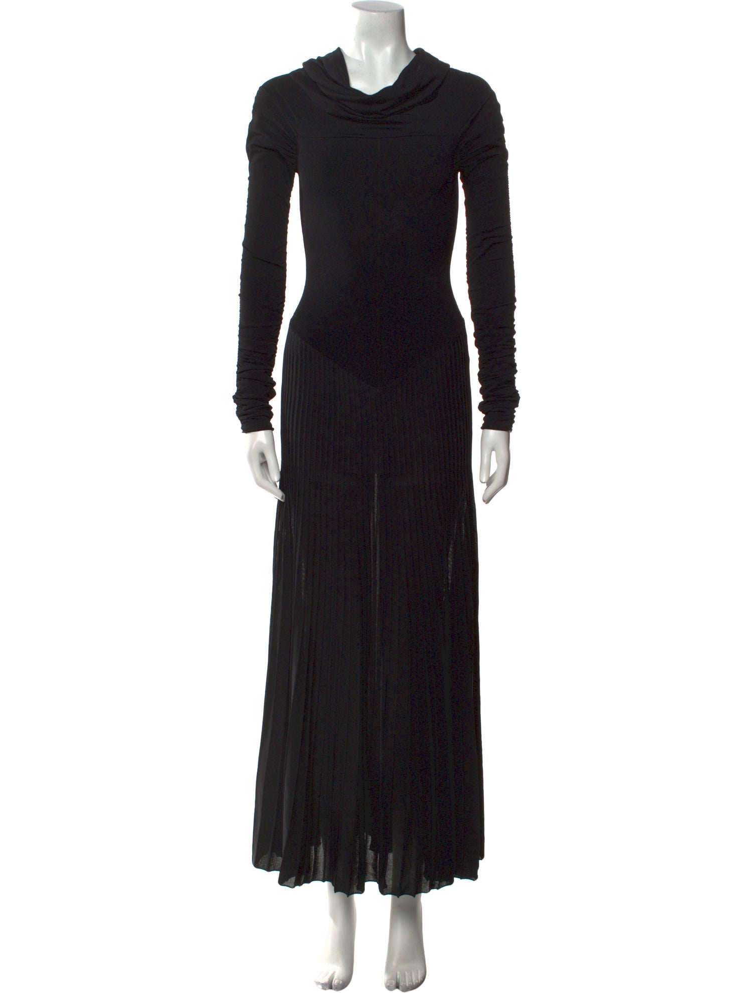 Khaite Cowl Neck Long Dress