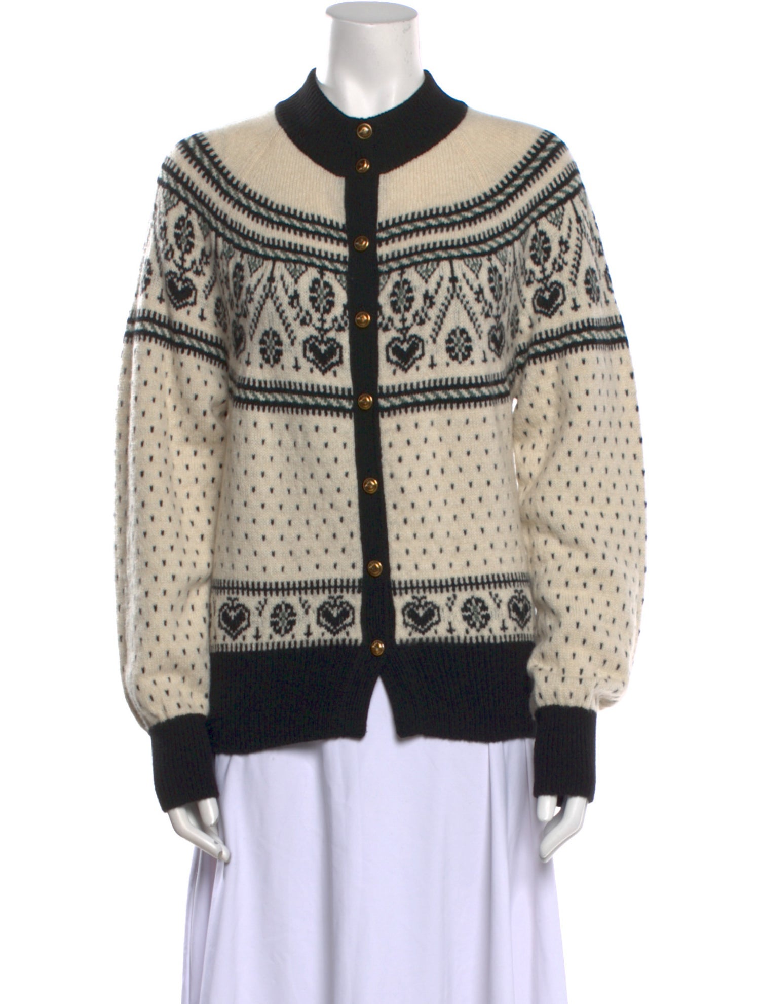 Khaite Cashmere Printed Sweater