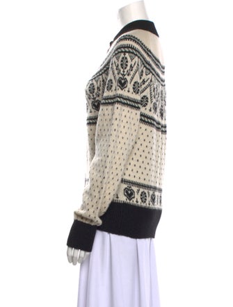 Khaite Cashmere Printed Sweater