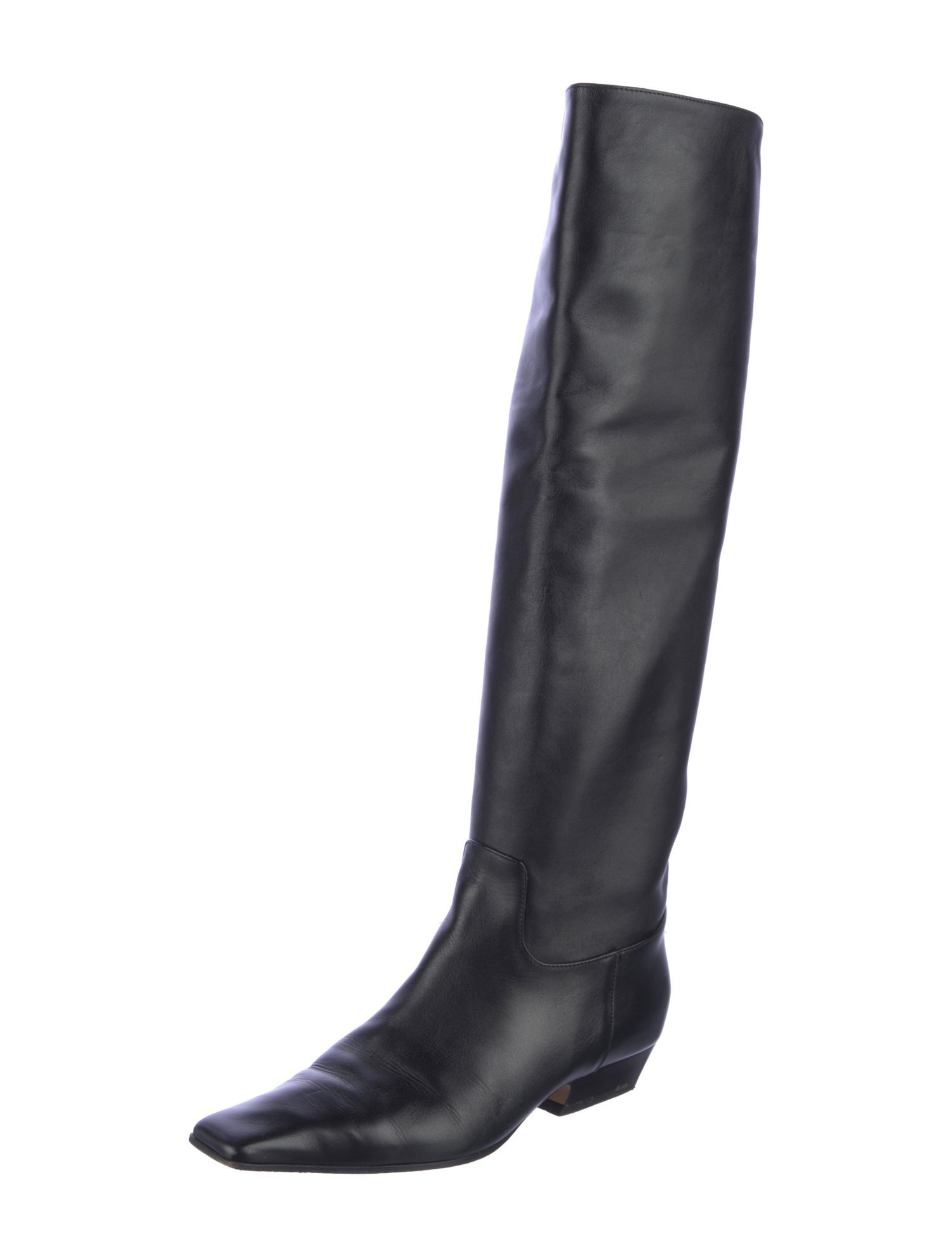 Khaite Leather Riding Boots