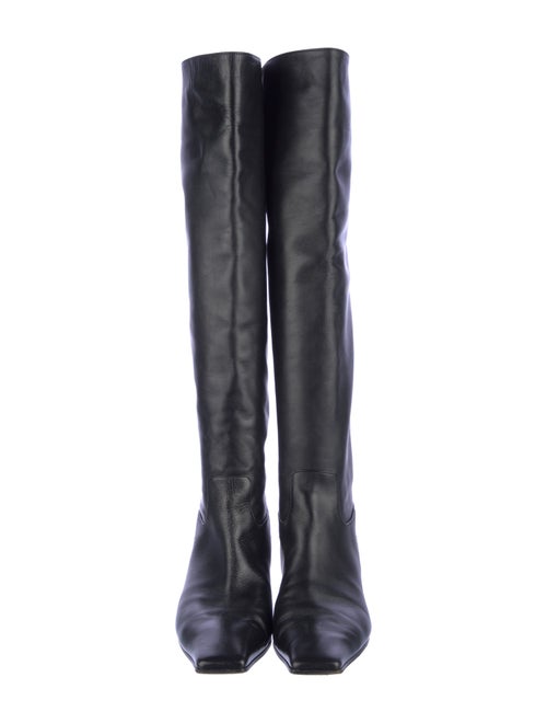 Khaite Leather Riding Boots