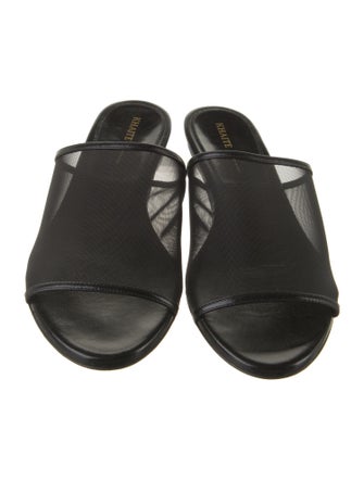 Khaite Mesh Mesh Accents Slides