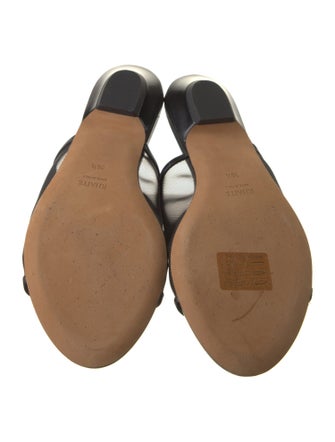 Khaite Mesh Mesh Accents Slides