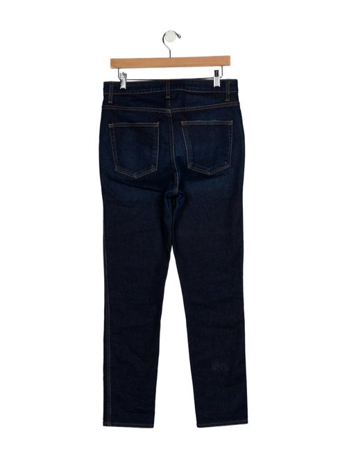 Khaite High-Rise Straight Leg Jeans