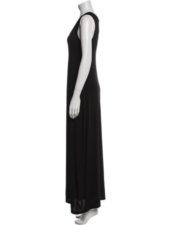 Khaite Scoop Neck Midi Length Dress