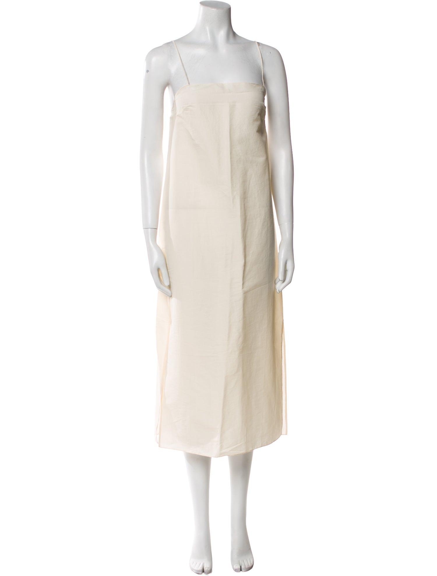 Khaite Square Neckline Long Dress