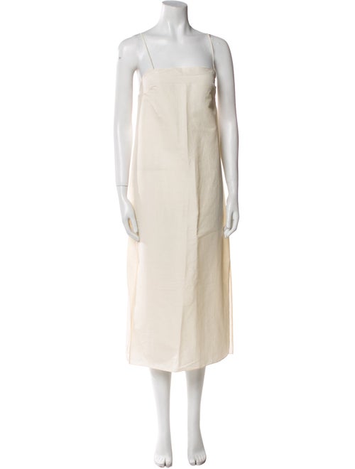 Khaite Square Neckline Long Dress
