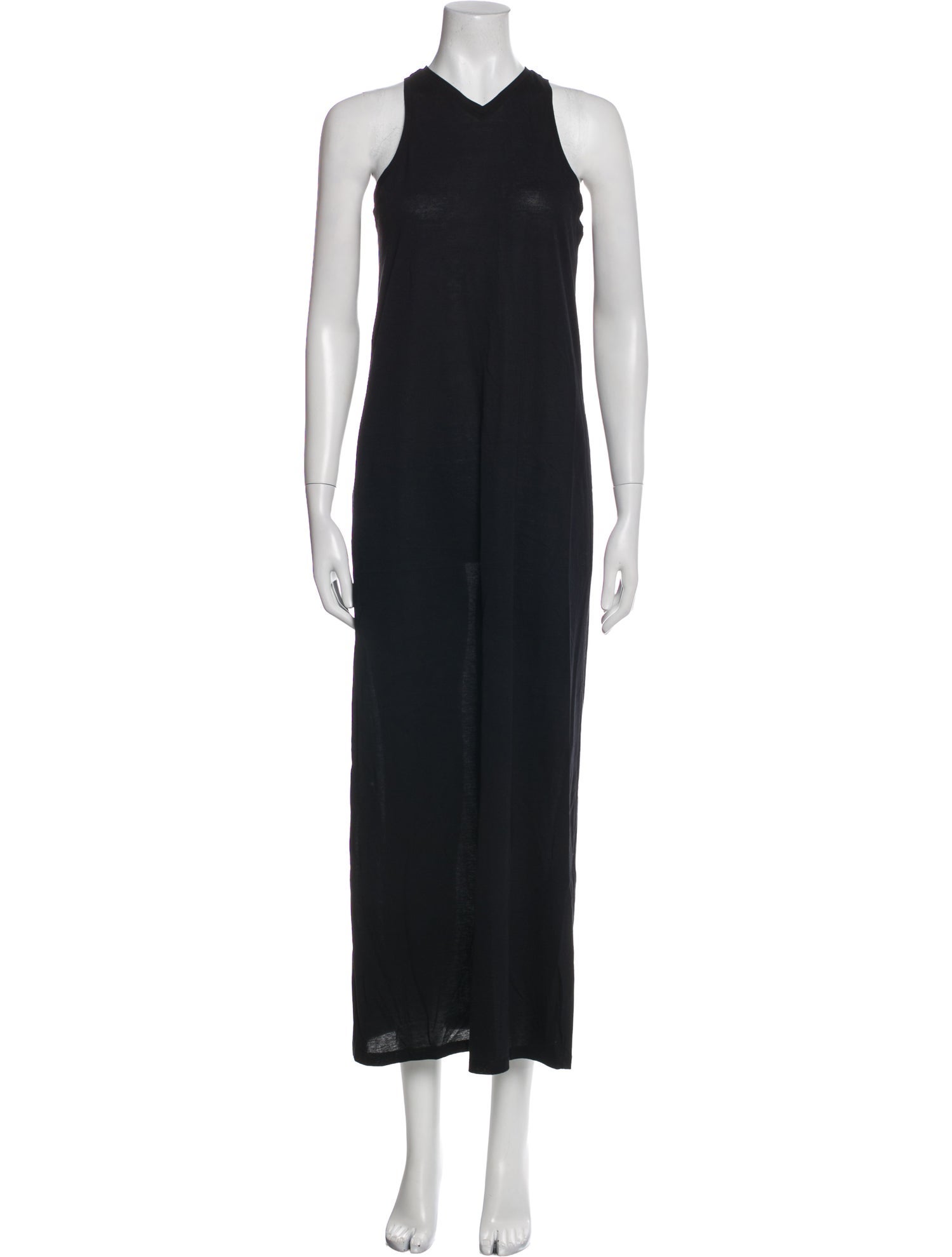 Khaite Crew Neck Long Dress