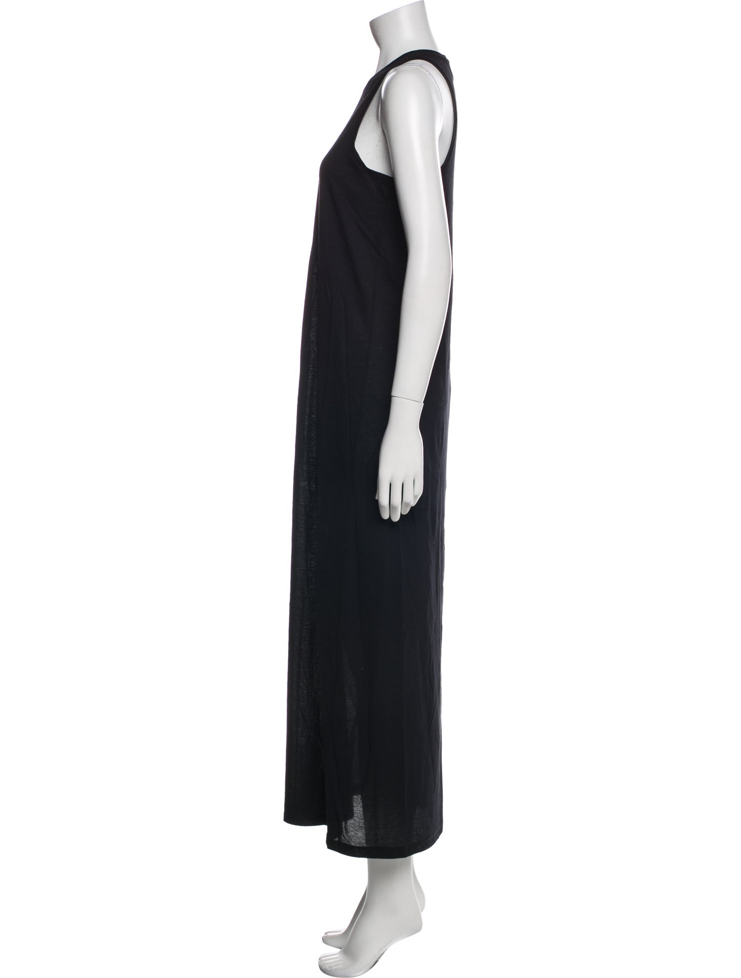 Khaite Crew Neck Long Dress