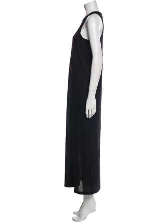 Khaite Crew Neck Long Dress