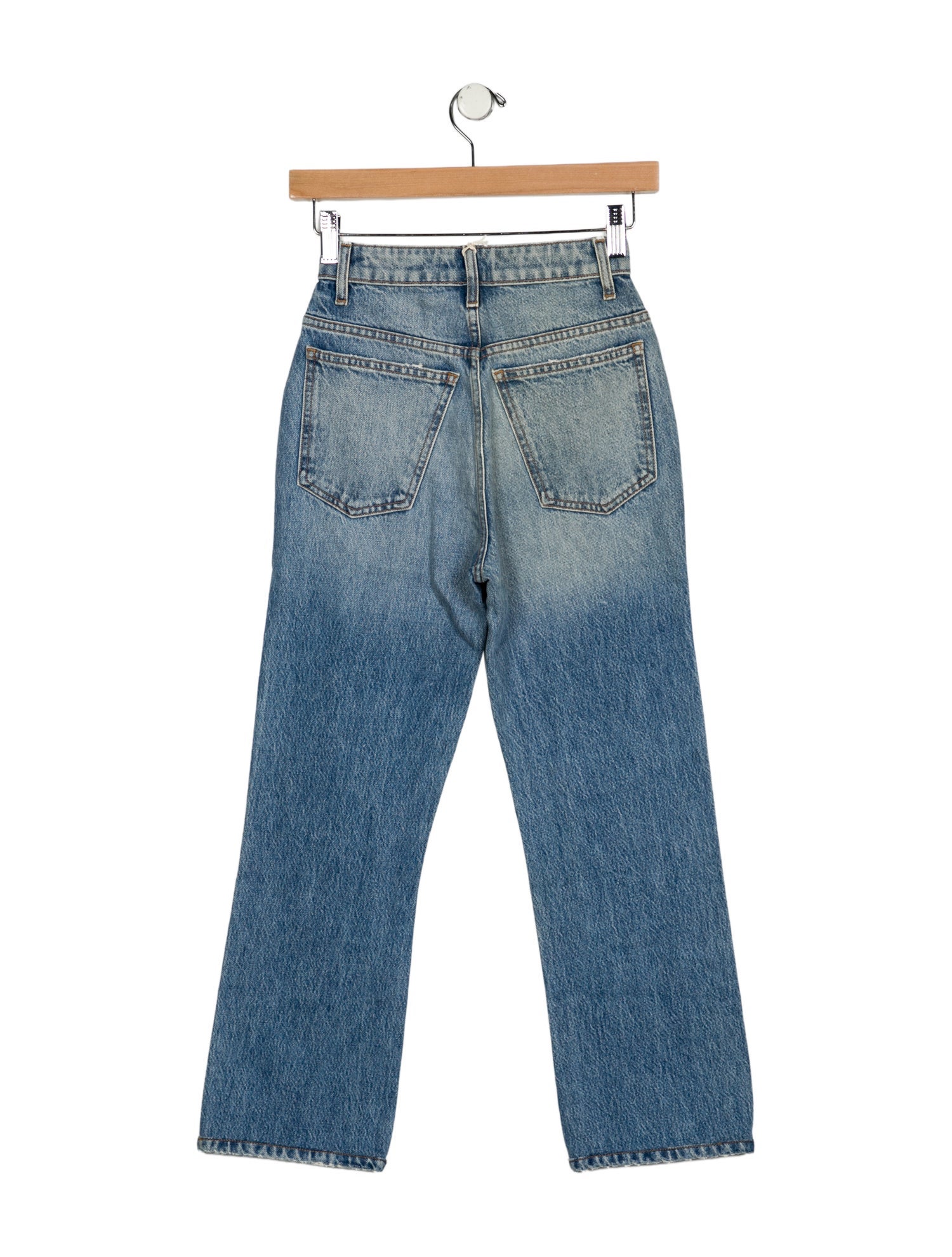 Khaite High-Rise Wide Leg Jeans