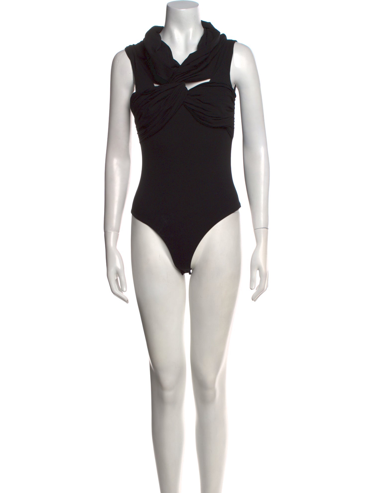 Khaite Cowl Neck Sleeveless Bodysuit