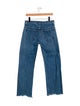 Khaite Mid-Rise Straight Leg Jeans