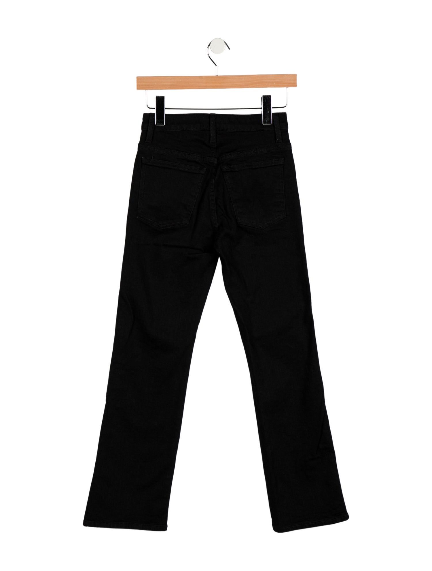 Khaite Mid-Rise Straight Leg Jeans