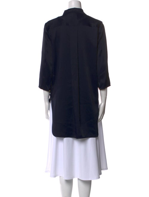 Khaite Three-Quarter Sleeve Button-Up Top