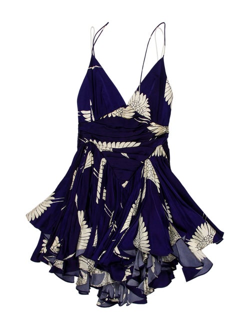 Khaite Printed Mini Dress