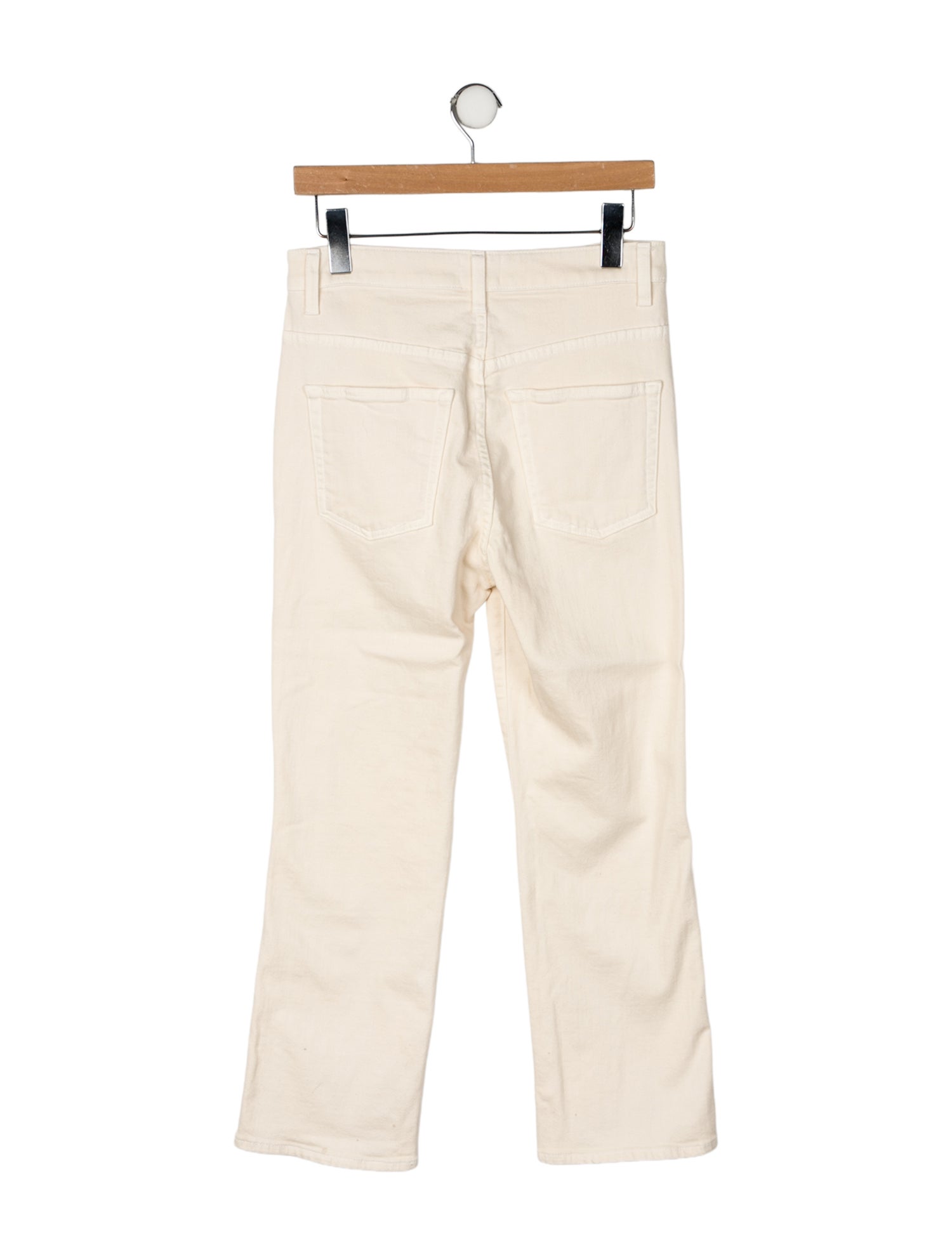 Khaite High-Rise Straight Leg Jeans
