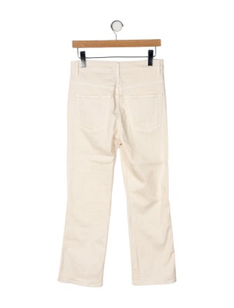 Khaite High-Rise Straight Leg Jeans
