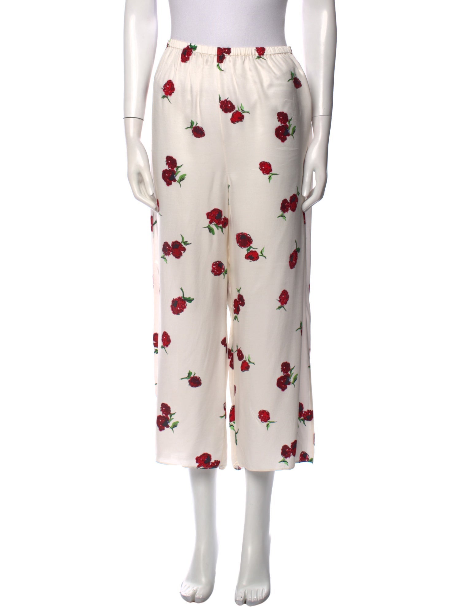 Khaite Printed Wide Leg Pants