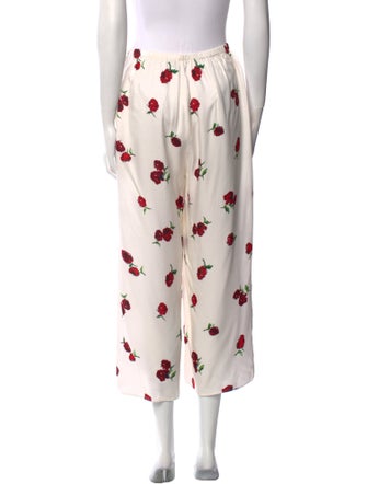 Khaite Printed Wide Leg Pants