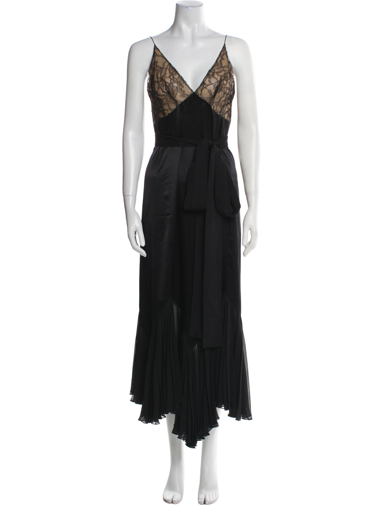 Khaite Satin Long Dress