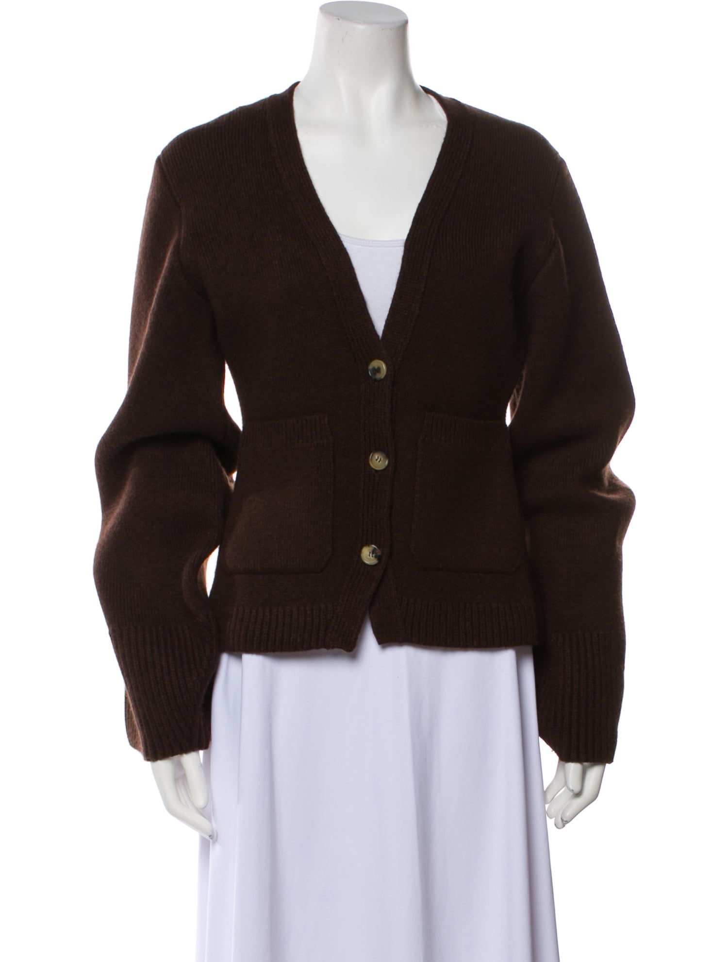 Khaite Cashmere V-Neck Sweater