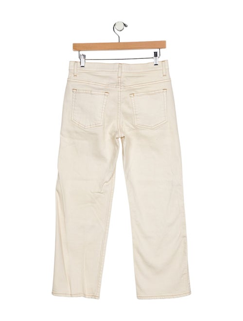 Khaite Mid-Rise Straight Leg Jeans